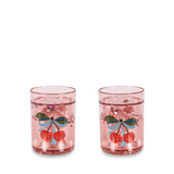 2 Pack Glitter Cups (Cherry Bow)