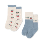 2 Pack Cherry Socks