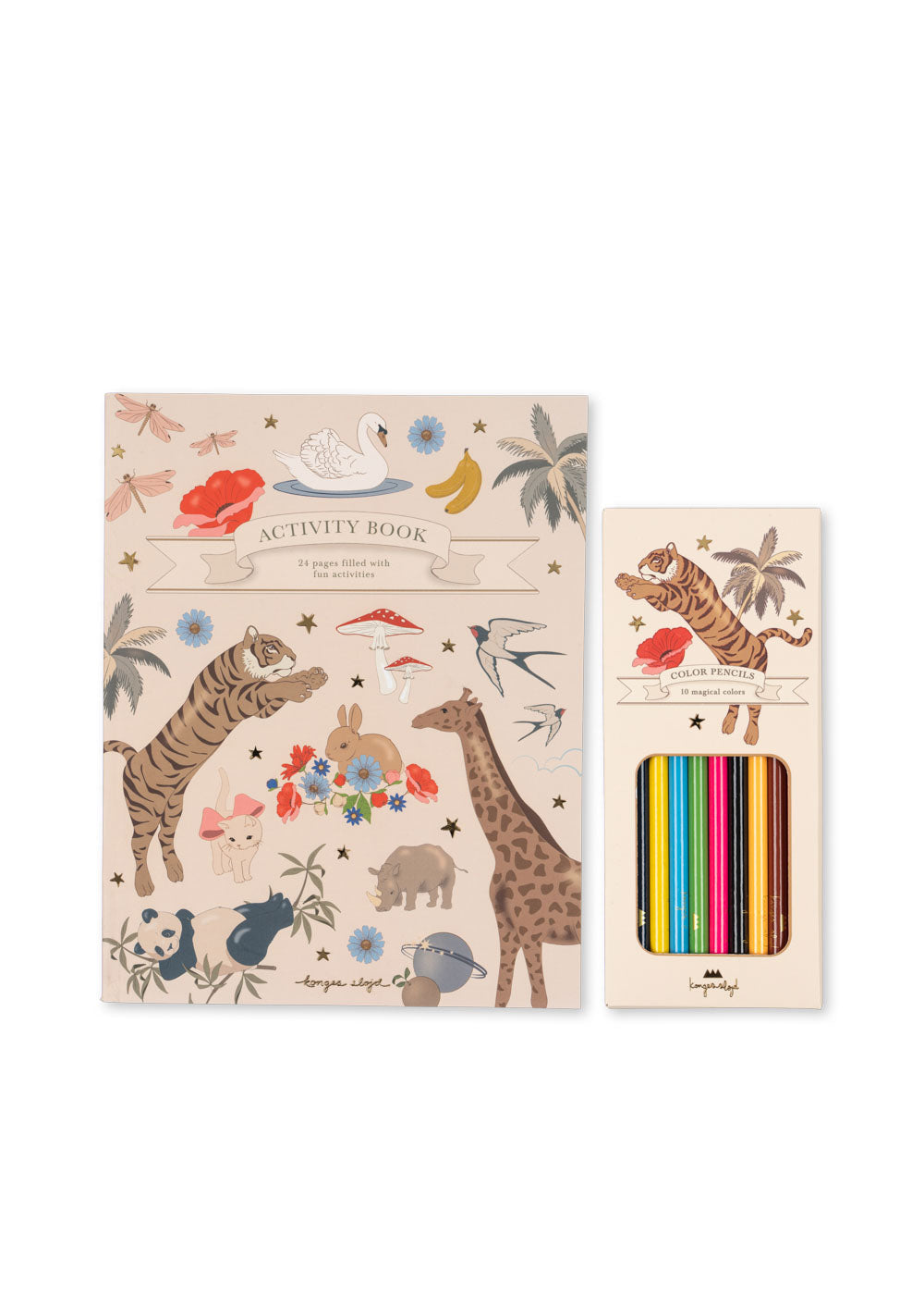 Activity Book & Coloring Pencil Set