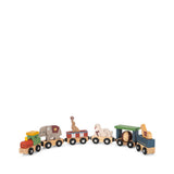 Wooden Animal Train