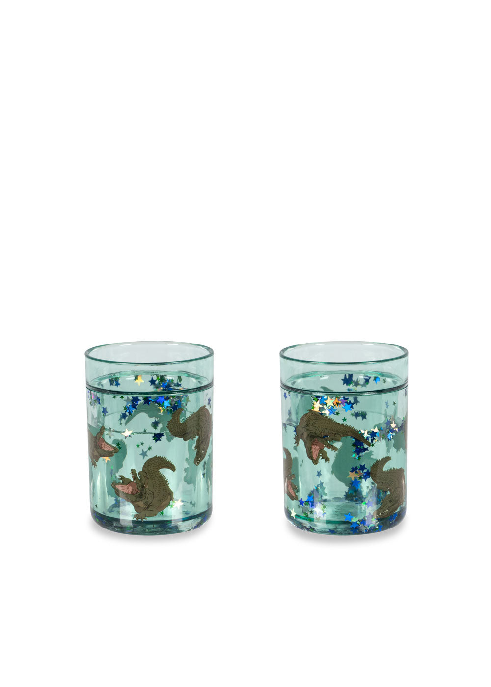 2 Pack Glitter Cups (Crocodile)