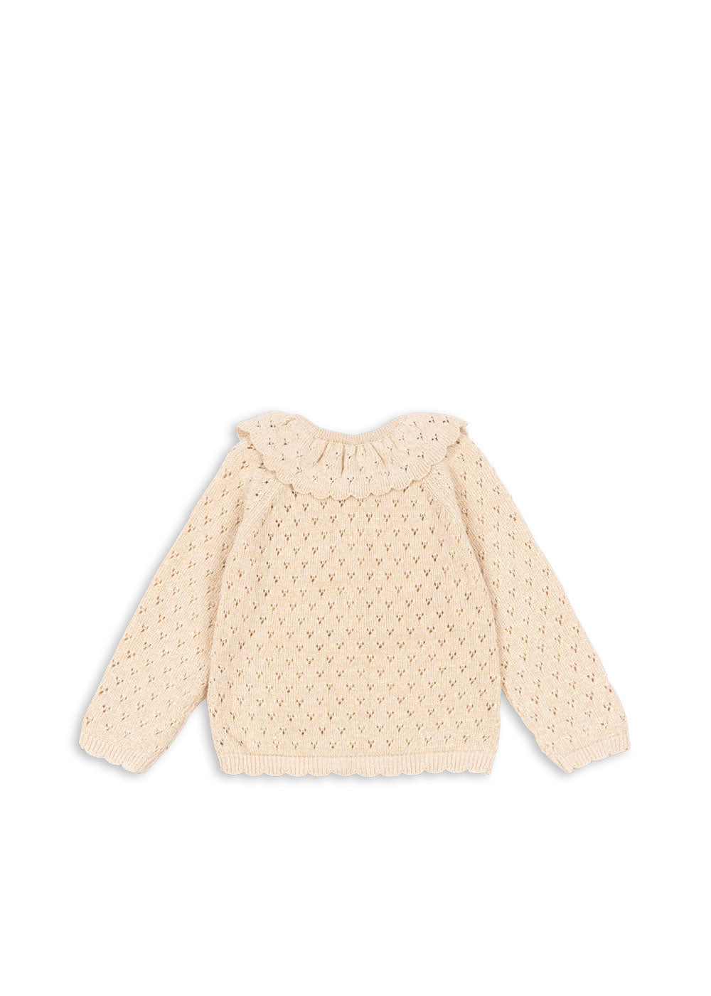 Knit Sparkle Cardigan (Buttercream)