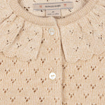 Knit Sparkle Cardigan (Buttercream)