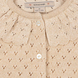 Knit Sparkle Cardigan (Buttercream)