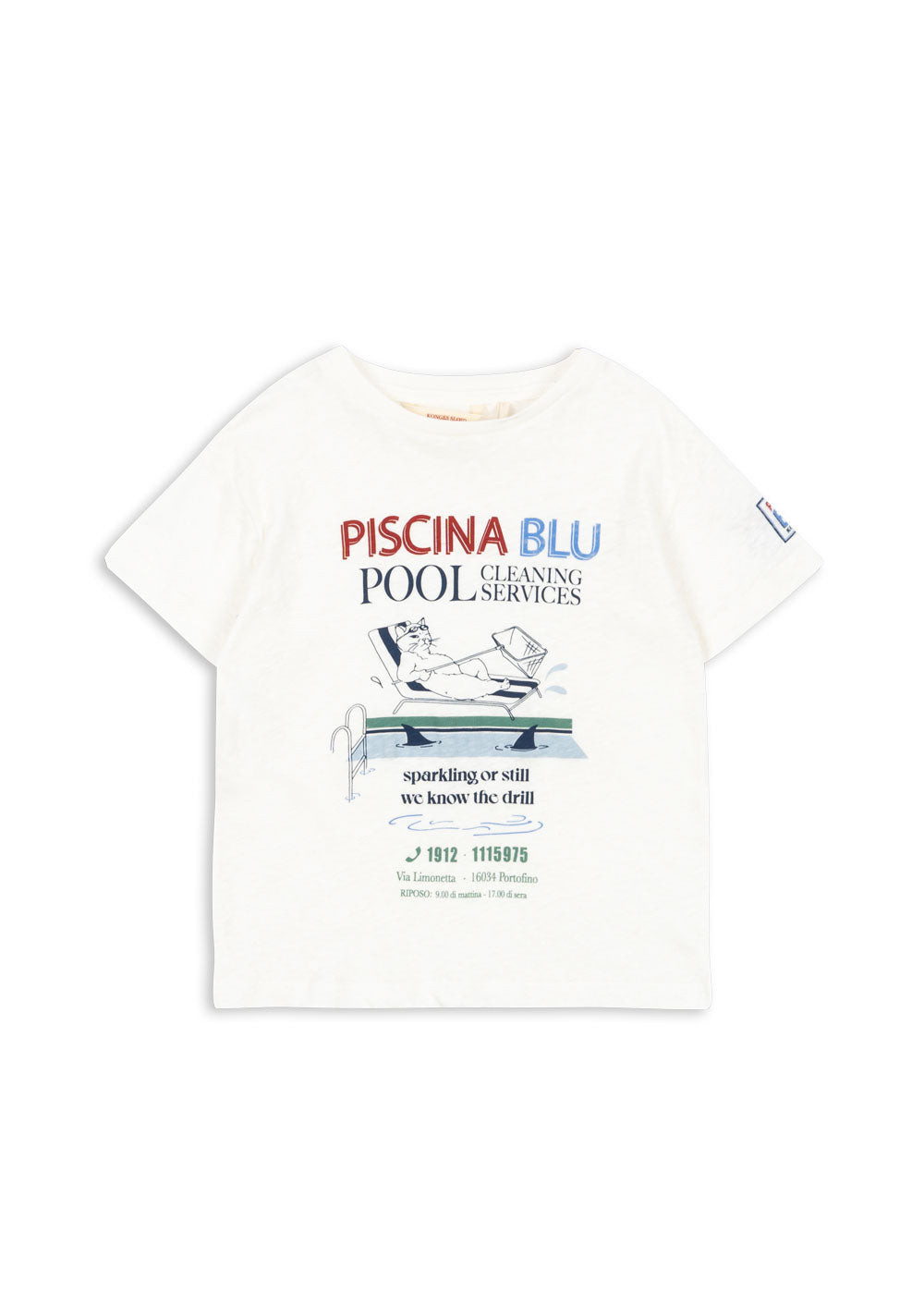 Era Tee (Off White/Piscina)