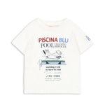 Era Tee (Off White/Piscina)