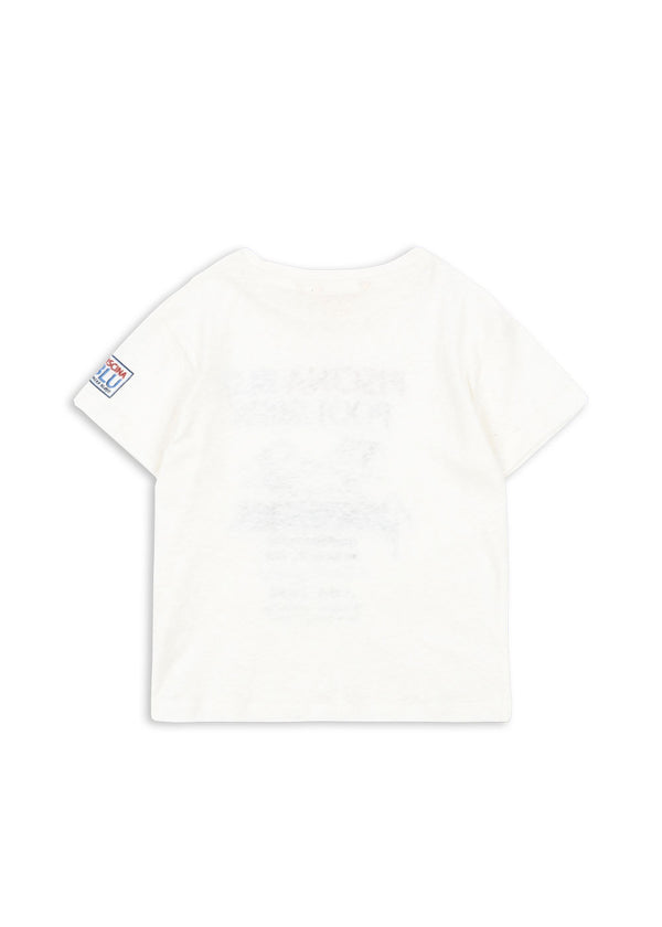 Era Tee (Off White/Piscina)