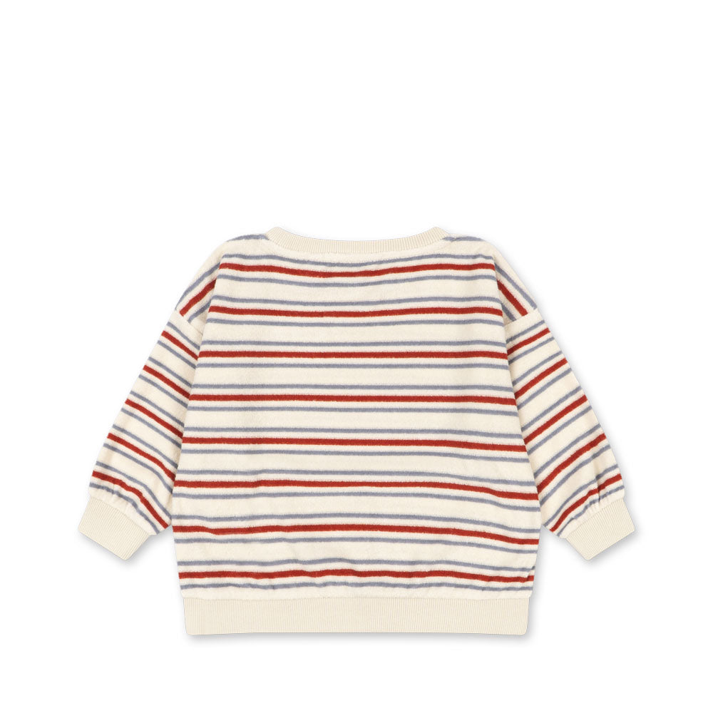 Itty Rib Sweat Shirt (Stripe Winds)