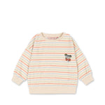 Itty Rib Sweat Shirt (Confetti Stripe)