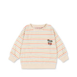 Itty Rib Sweat Shirt (Confetti Stripe)