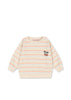 Itty Rib Sweat Shirt (Confetti Stripe)