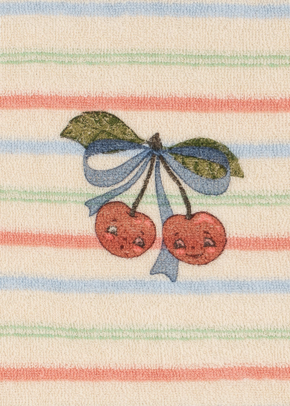 Itty Rib Sweat Shirt (Confetti Stripe)