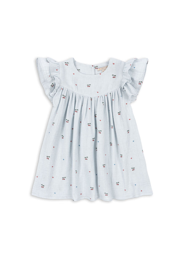 Coco Dress (Cherry Blue Coeur)
