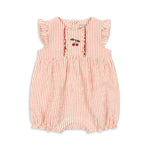 Ellie Frill Romper (Amour Stripe)