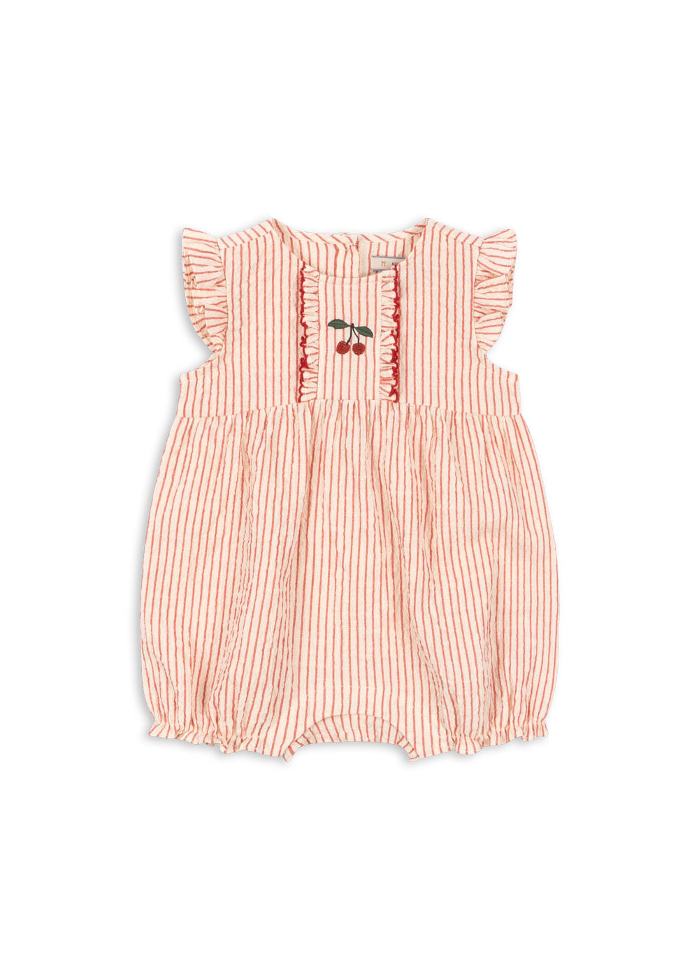 Ellie Frill Romper (Amour Stripe)
