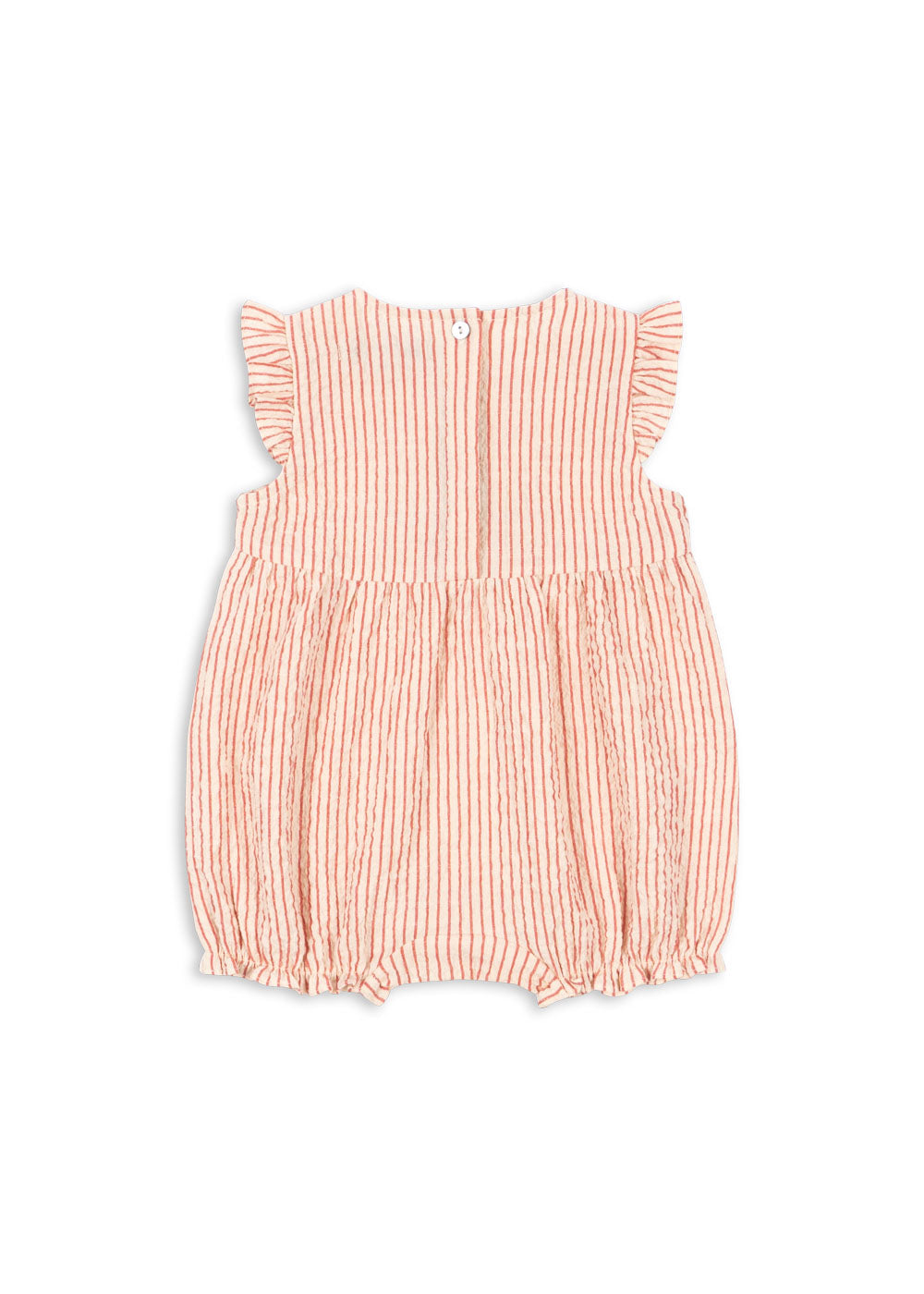 Ellie Frill Romper (Amour Stripe)