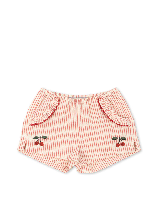 Ellie Frill Shorts (Amour Stripe)