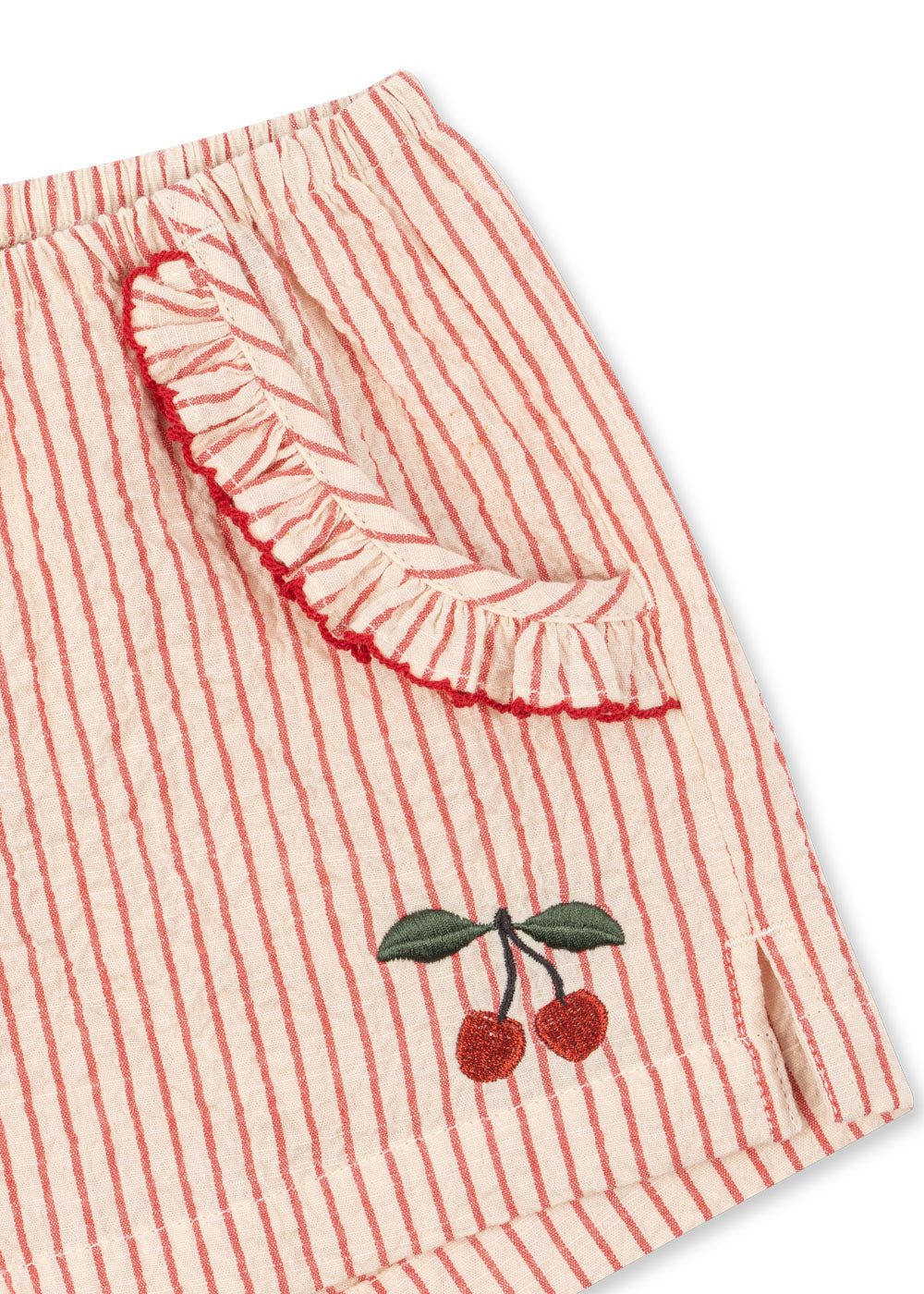 Ellie Frill Shorts (Amour Stripe)