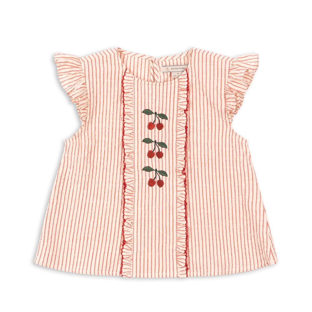 Ellie Frill Top (Amour Stripe)