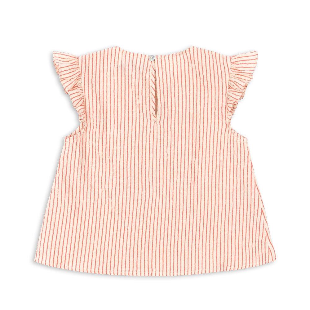 Ellie Frill Top (Amour Stripe)