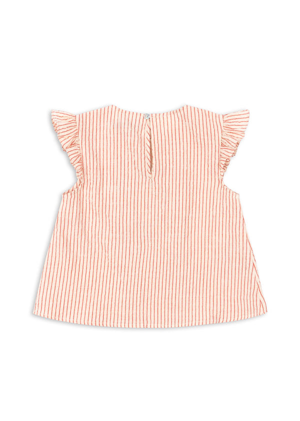 Ellie Frill Top (Amour Stripe)
