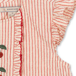 Ellie Frill Top (Amour Stripe)