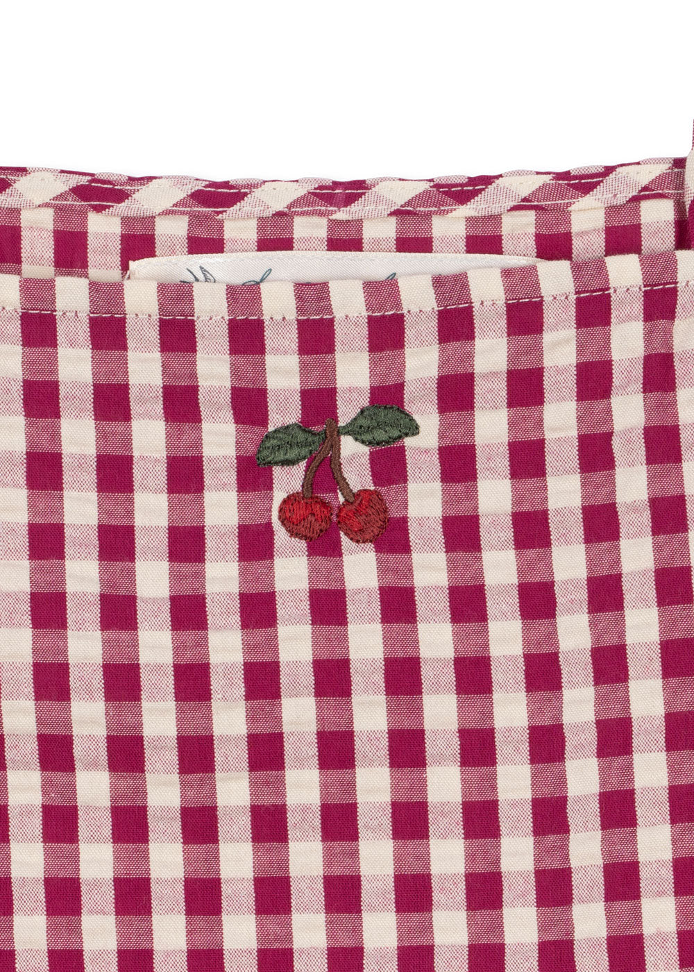 Isotta Dress (Raspberry Check)