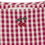 Isotta Dress (Raspberry Check)