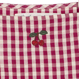 Isotta Dress (Raspberry Check)