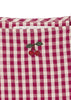 Isotta Dress (Raspberry Check)