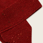 Contrast Baby Tassel Hat (Paprika)