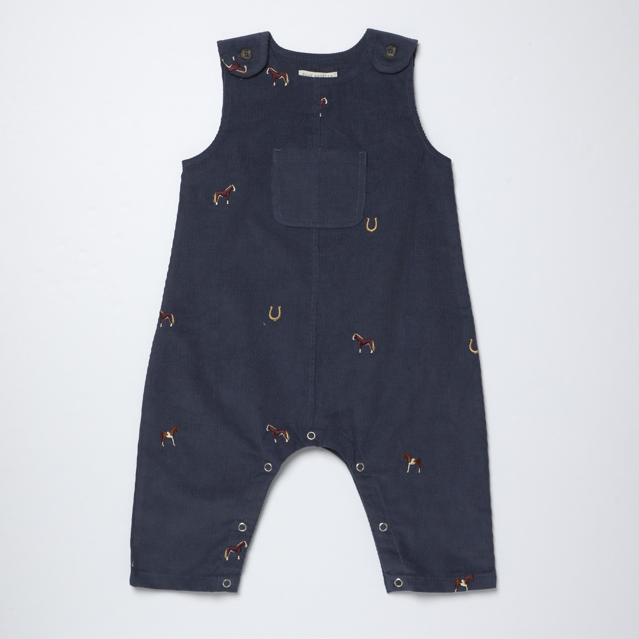 Baby Boys Noah Jumper (Navy Horse Embroidery)