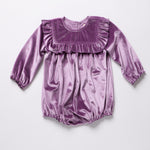 Baby Girls Quinn Bubble (Lavender Velour)