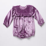 Baby Girls Quinn Bubble (Lavender Velour)