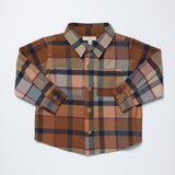 Boys Long Sleeve Jack Shirt (Hayride Plaid)