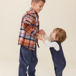 Boys Long Sleeve Jack Shirt (Hayride Plaid)