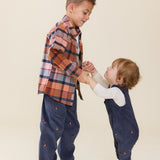 Boys Long Sleeve Jack Shirt (Hayride Plaid)