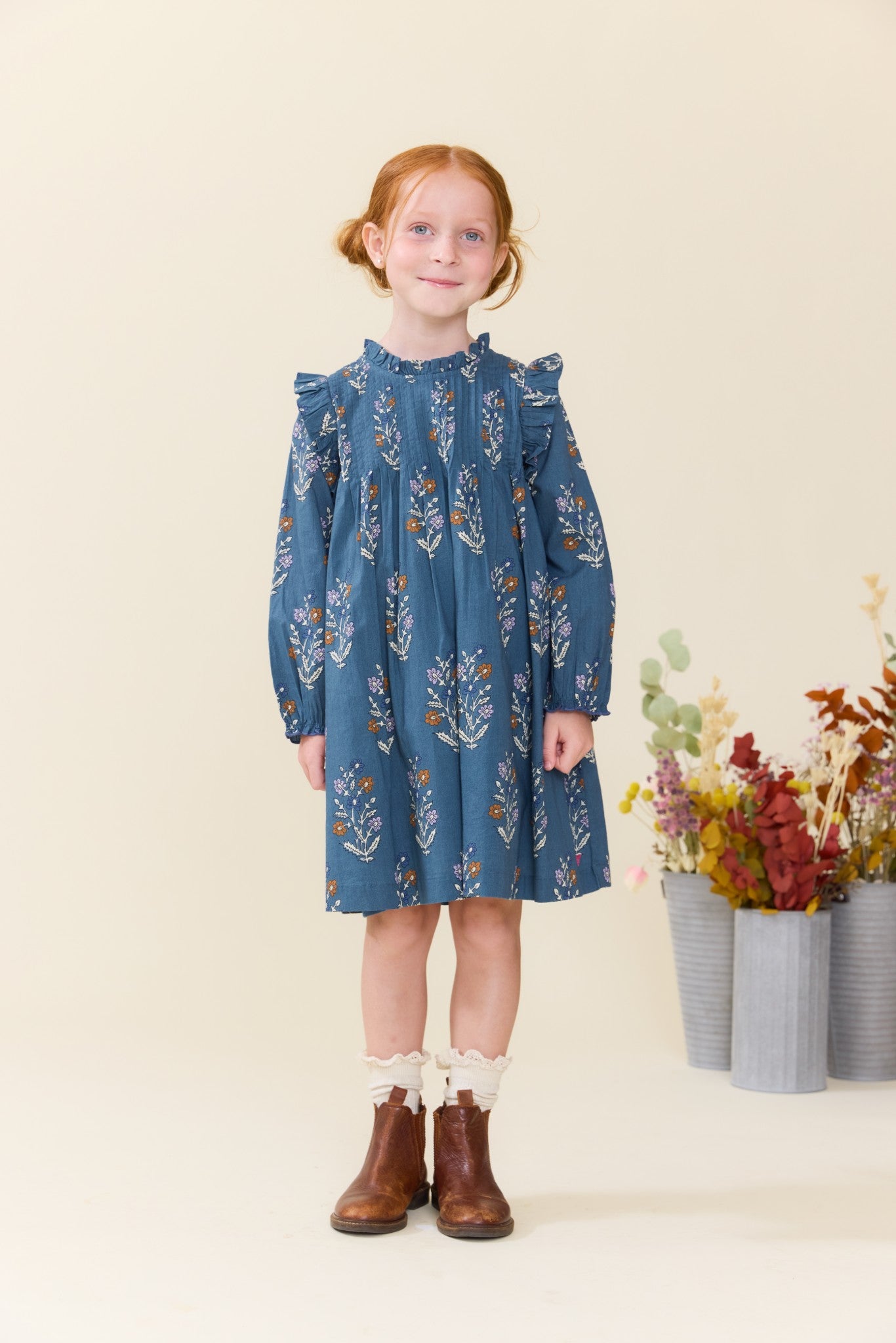 Girls Jaipur Dress (Balsam Dewdrop)