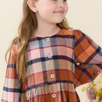 Girls Mae Dress (Hayride Plaid)
