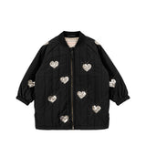 Juno Sequin Long Jacket (Black)