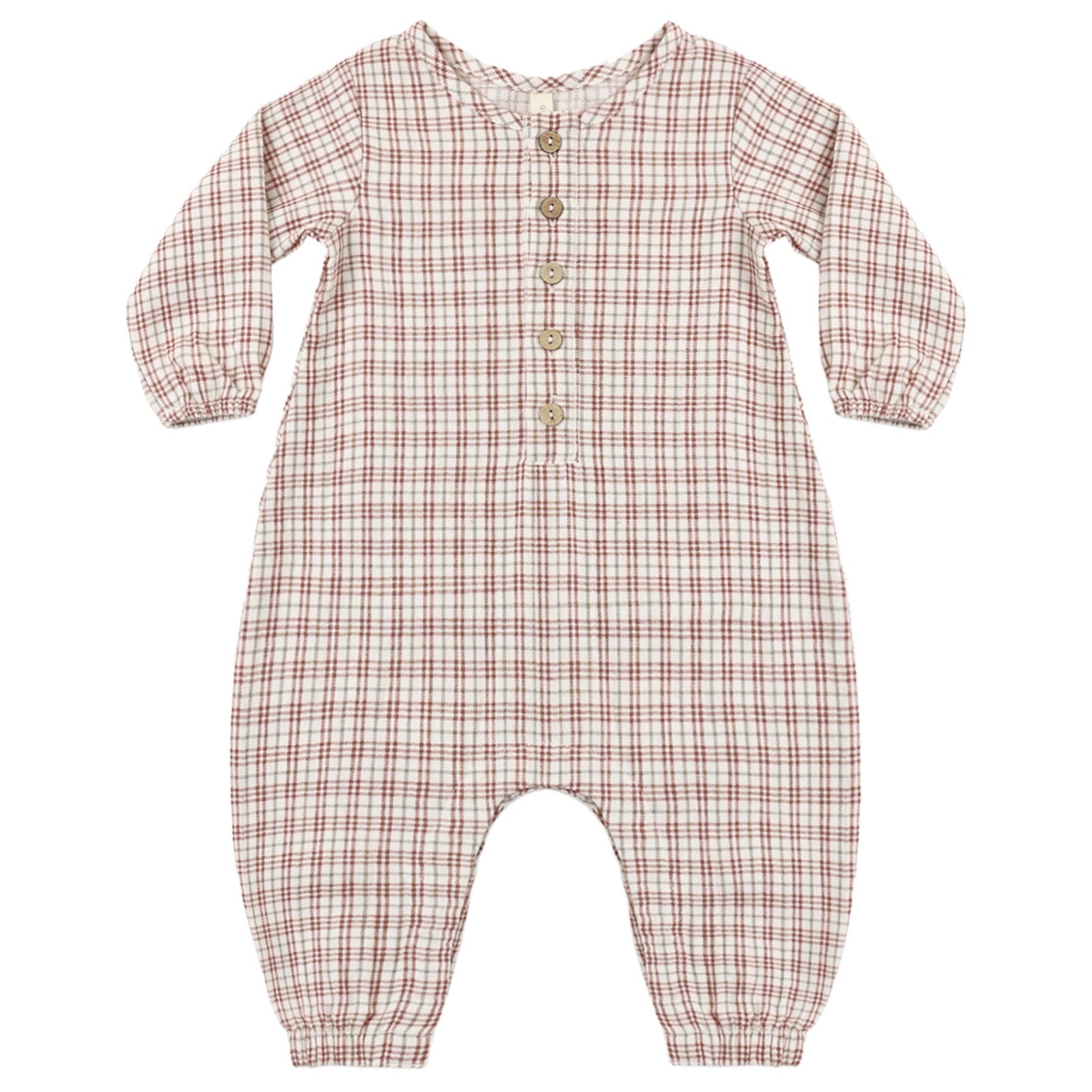 Woven Jumpsuit (Christmas Plaid)
