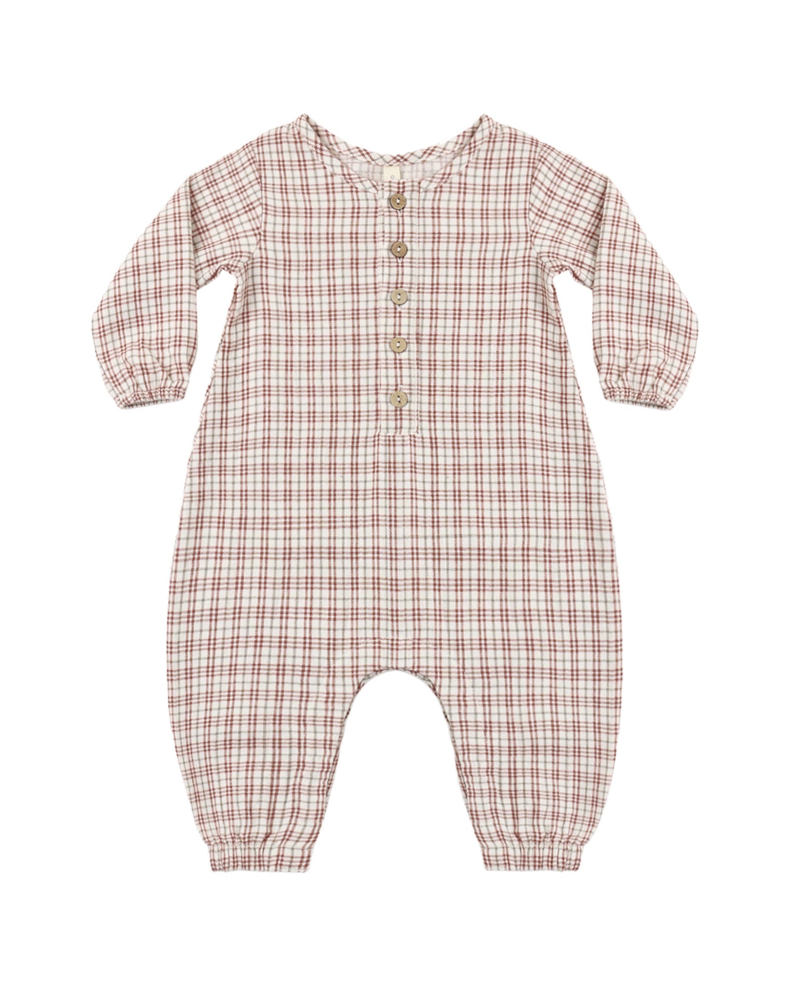 Woven Jumpsuit (Christmas Plaid)