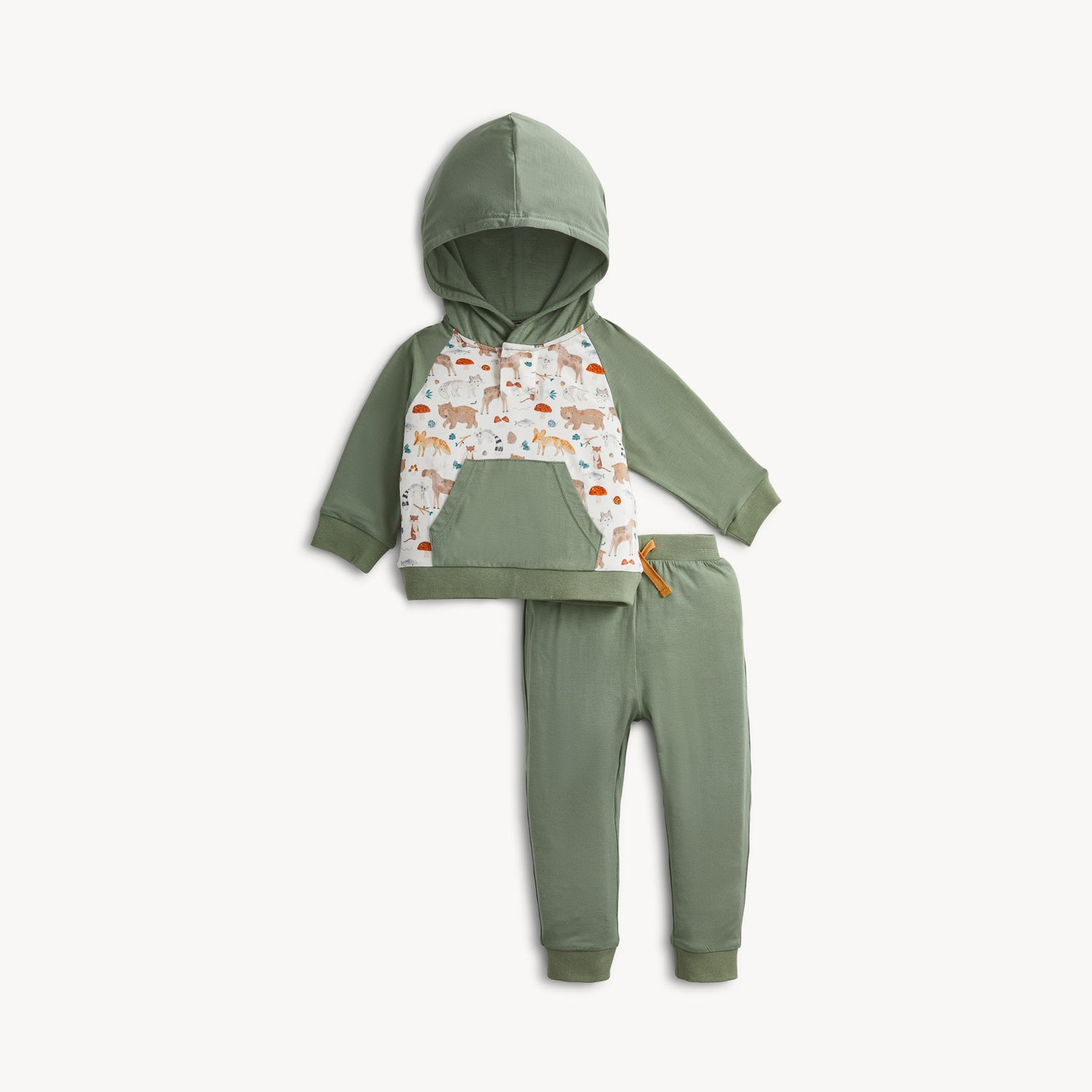 Modal Hoodie & Jogger Set (Wonderful Wildlife)