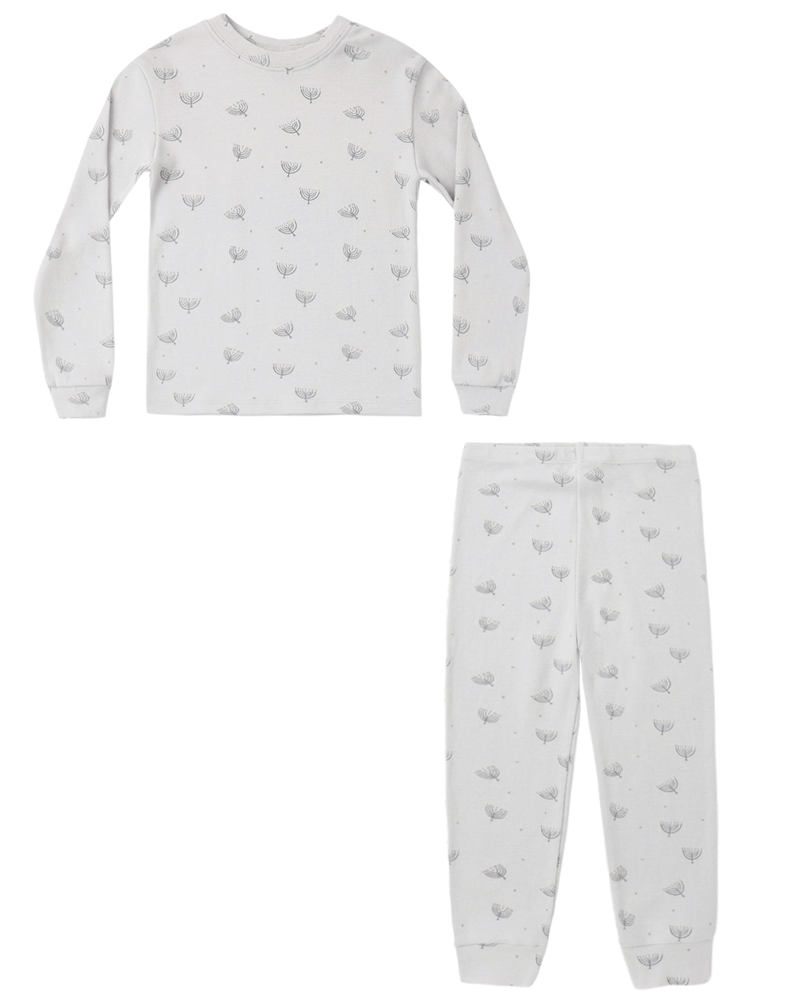 Organic Long Sleeve Pajama Set (Hanukkah)