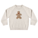 Relaxed Raglan Sweater (Gingerbread Man)