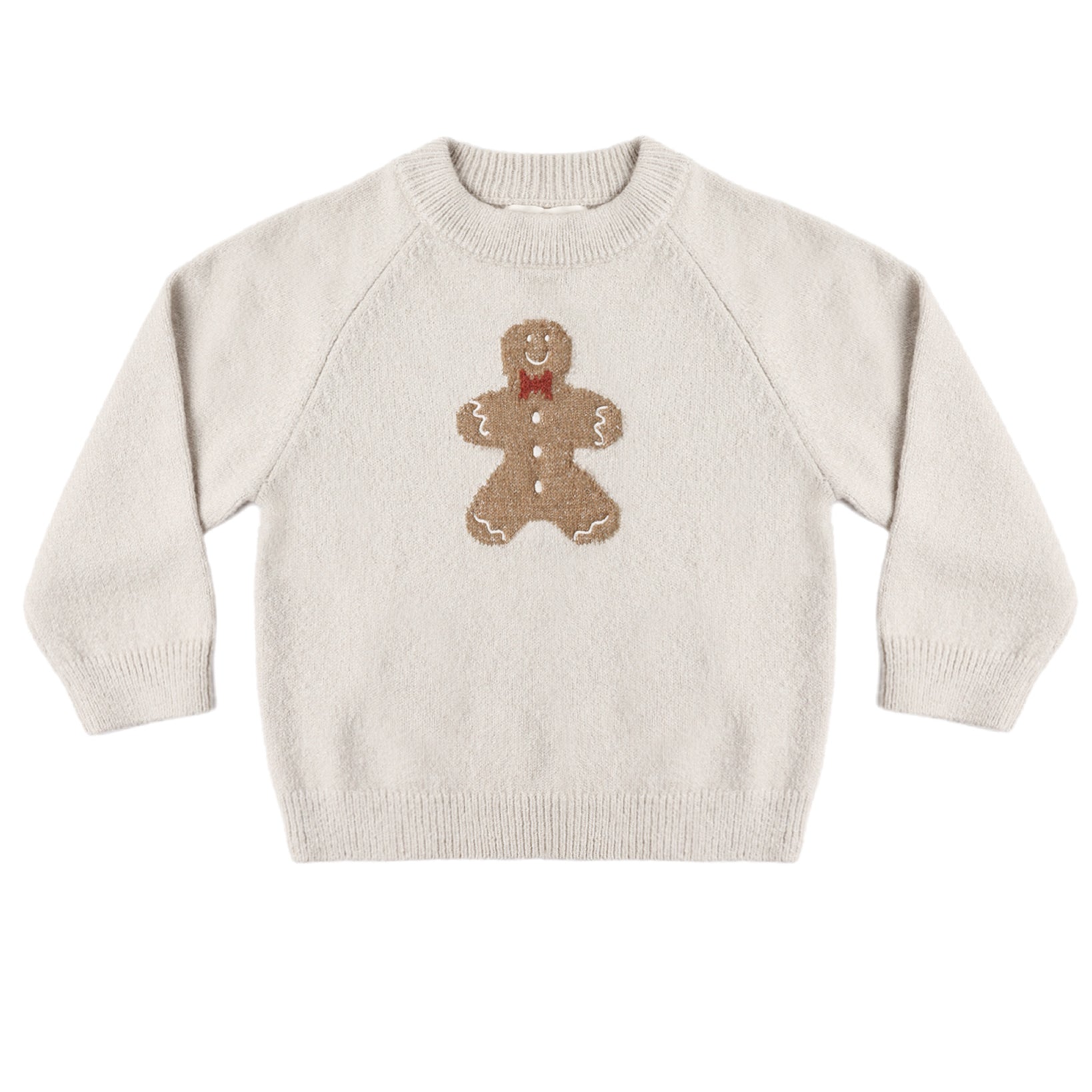 Relaxed Raglan Sweater (Gingerbread Man)