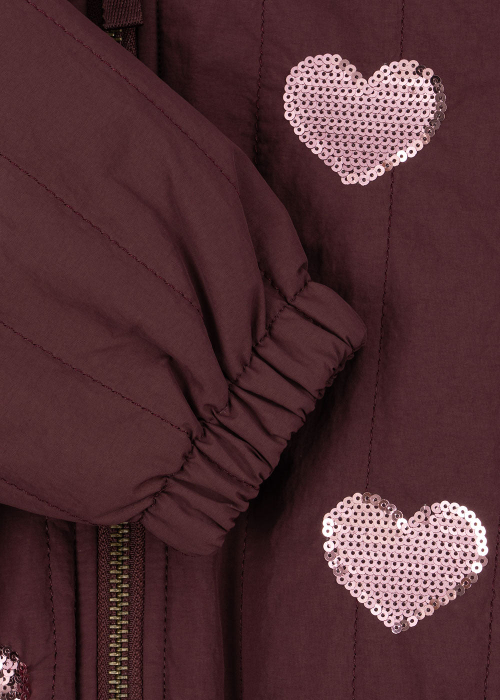Juno Sequin Bomber Jacket (Decadent Chocolate)