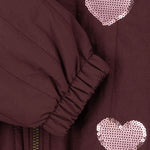 Juno Sequin Bomber Jacket (Decadent Chocolate)