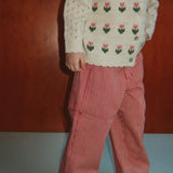 Luc Pants (Milk Rouge Stripe)