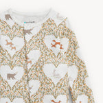 Organic Cotton Footie (Animal Heart)